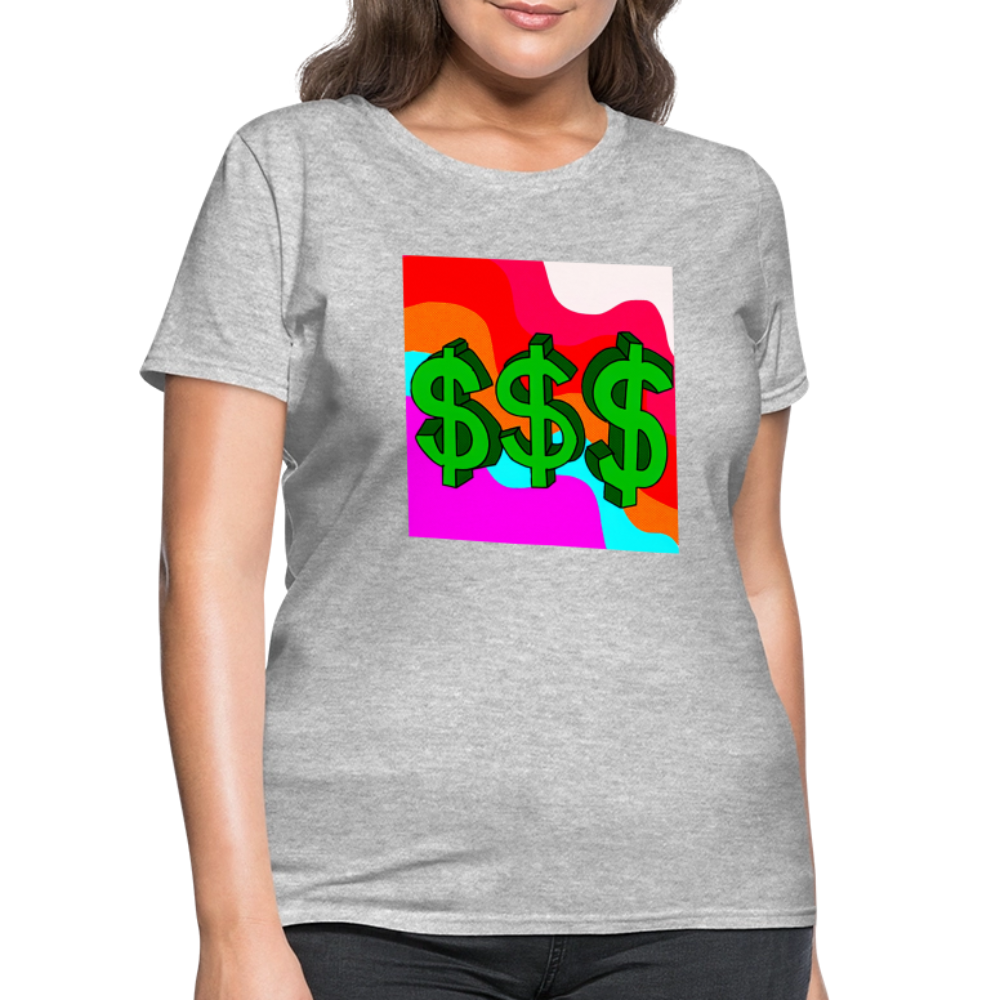 Dollar Sign - heather gray