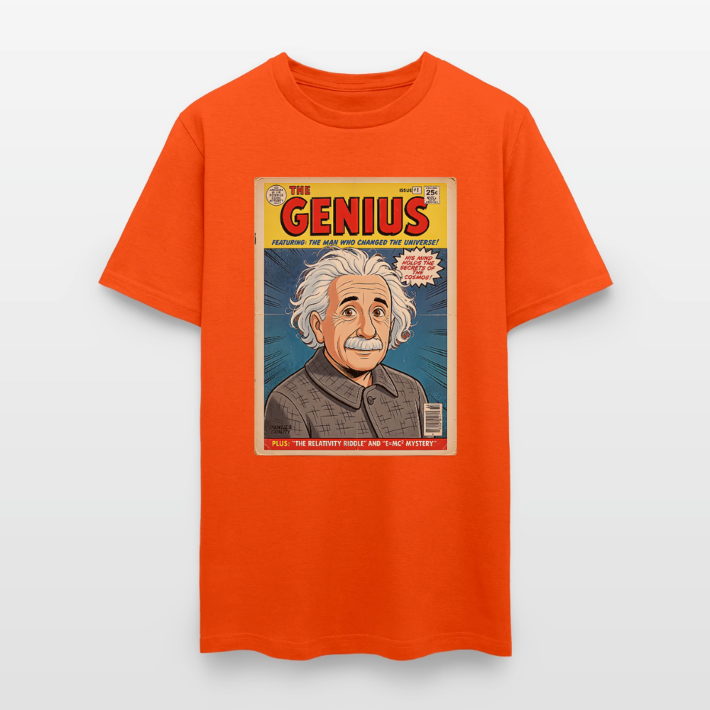 Albert Einstein #1 - orange