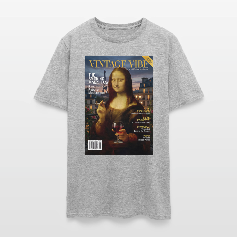 A Smoking Mona Lisa - heather gray