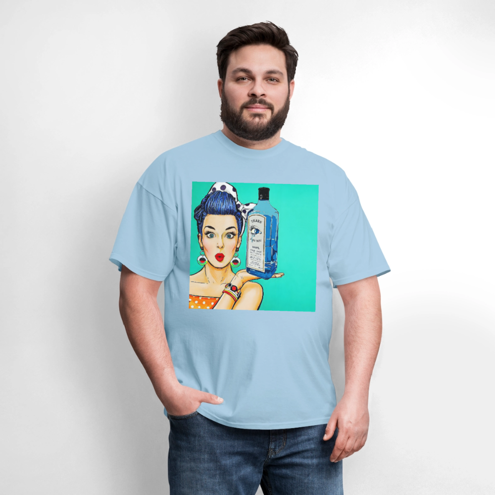 Retro Woman - powder blue