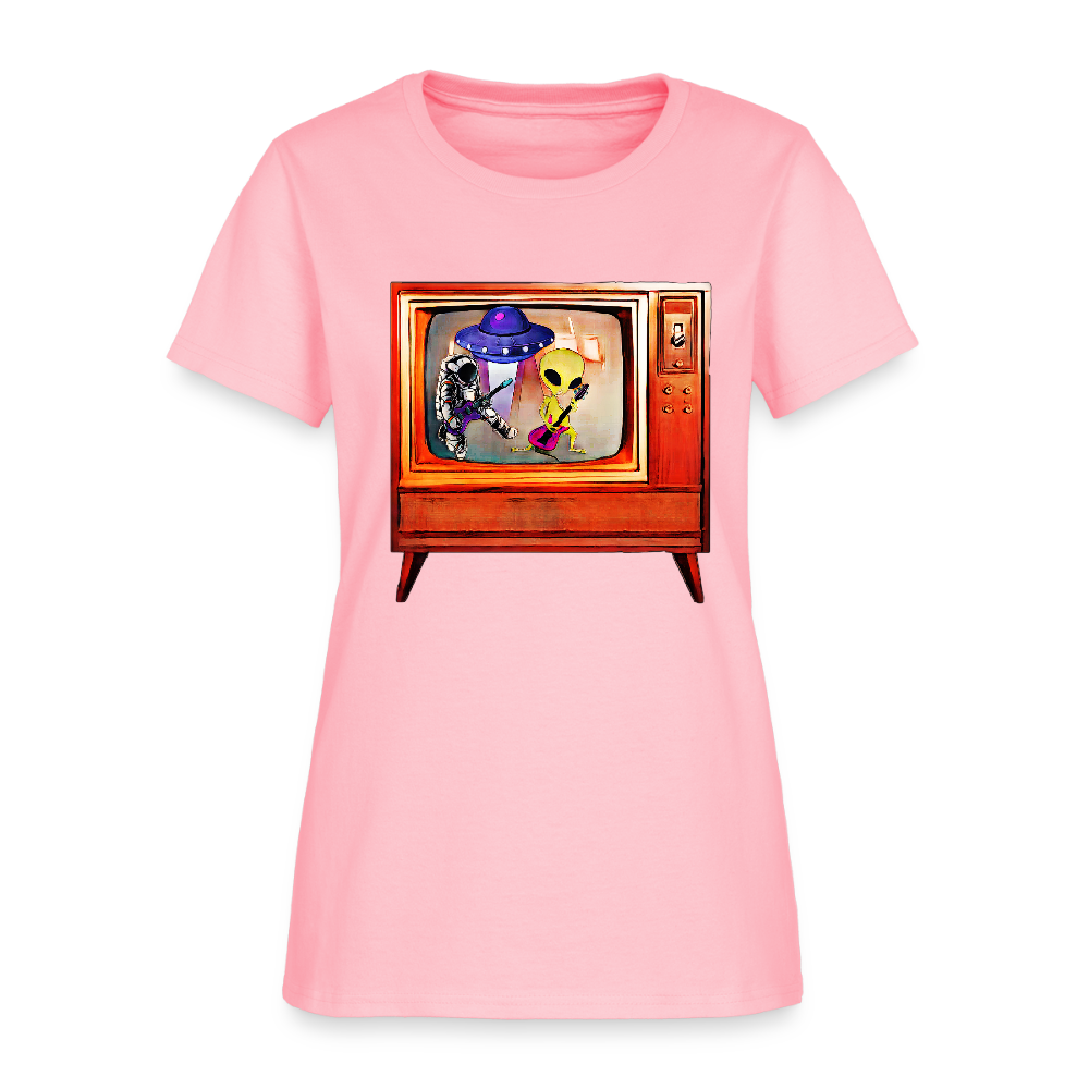 Rocking Astronaut and Alien #2 - pink