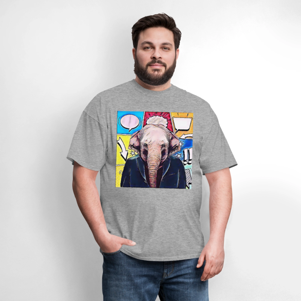 Elephant Party - heather gray