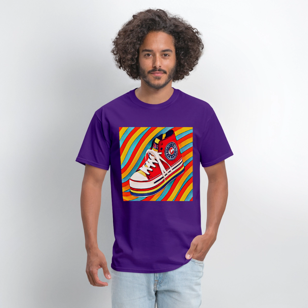 High Top Sneaker - purple