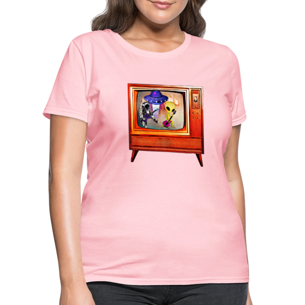 Rocking Astronaut and Alien #2 - pink