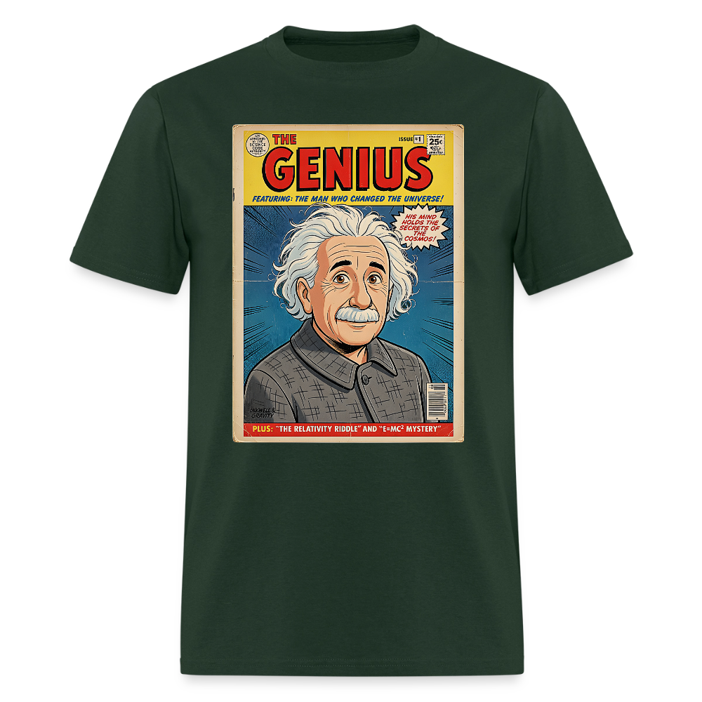 Albert Einstein #1 - forest green