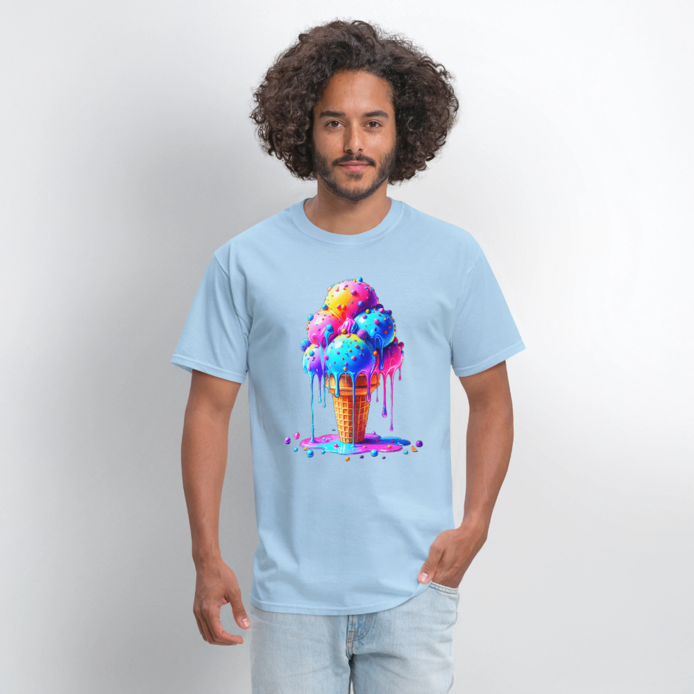 Melting Rainbow - powder blue
