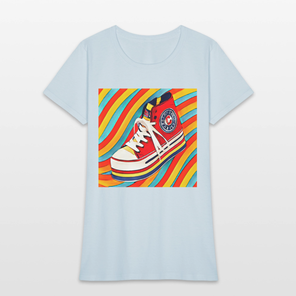 High Top Sneaker - light blue