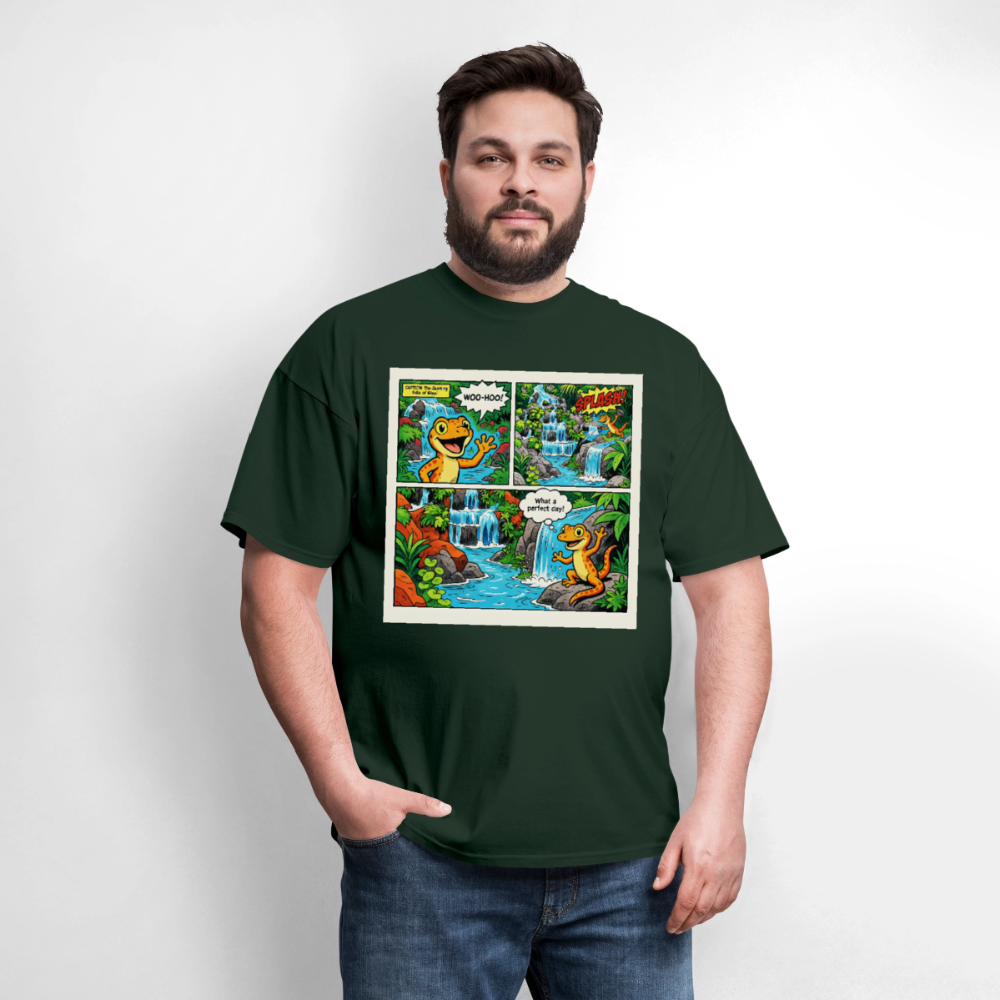 Comic Lizard - forest green