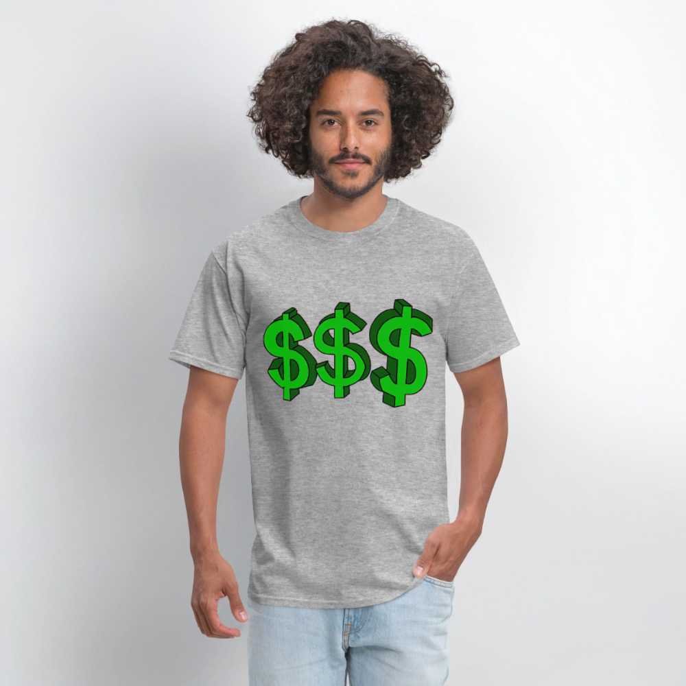Dollar Sign - heather gray