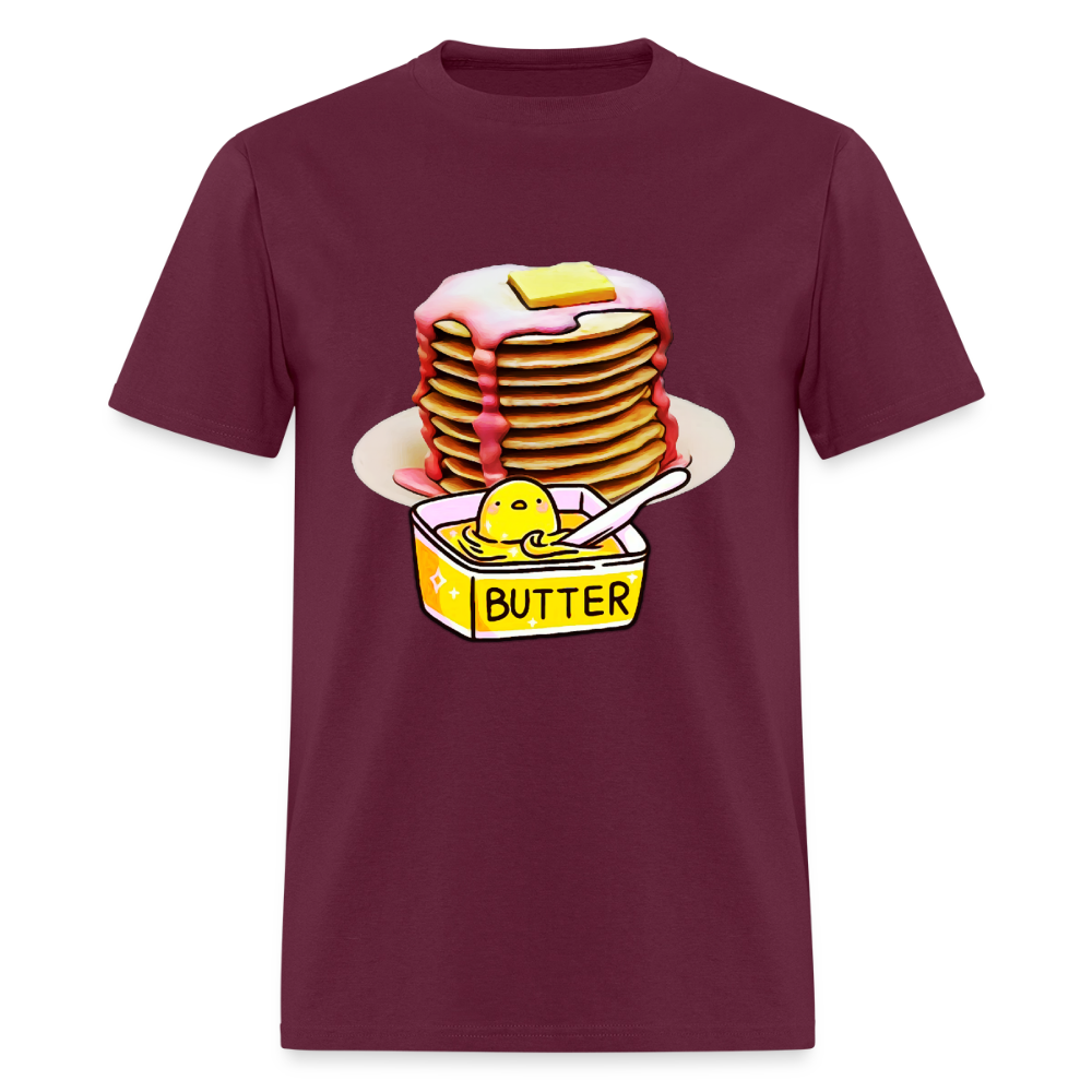 Pancakes and Butter - burgundy