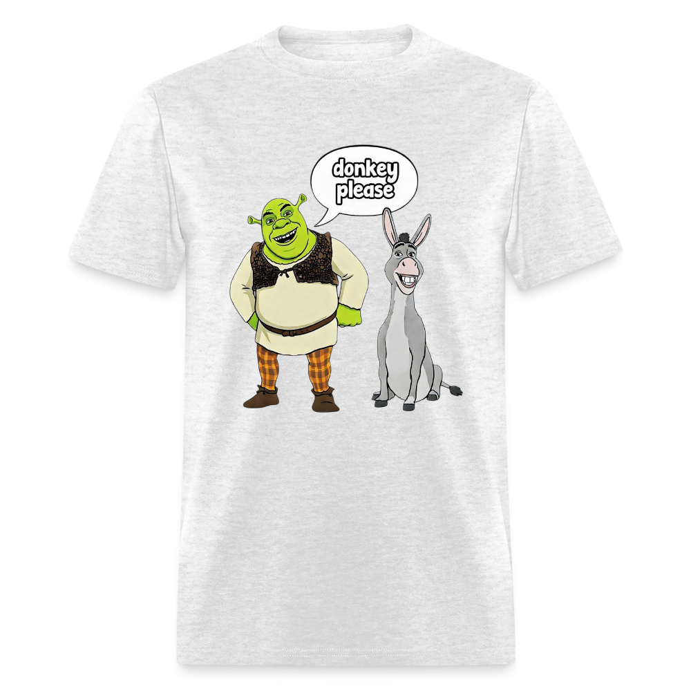 Donkey Please Shrek - light heather gray
