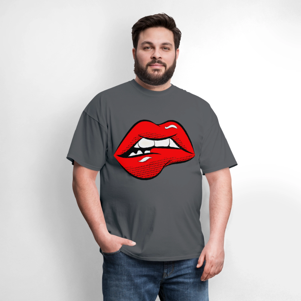 Lips - charcoal