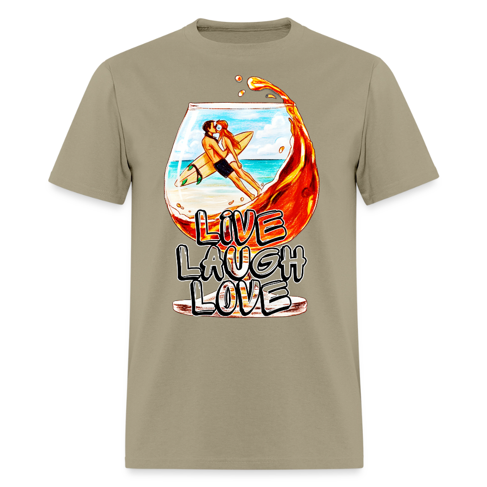 Live, Laugh, Love - khaki