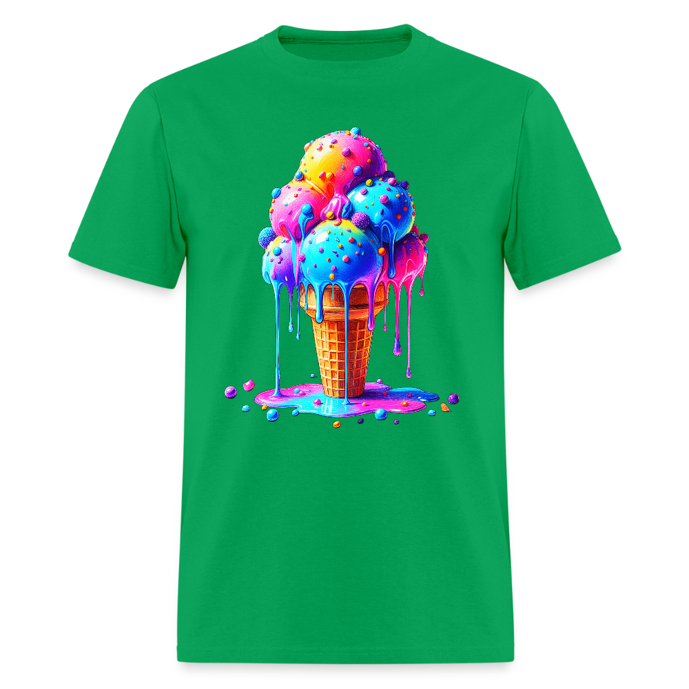 Melting Rainbow - bright green