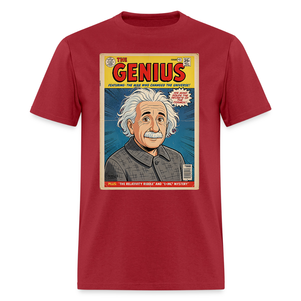 Albert Einstein #1 - true red