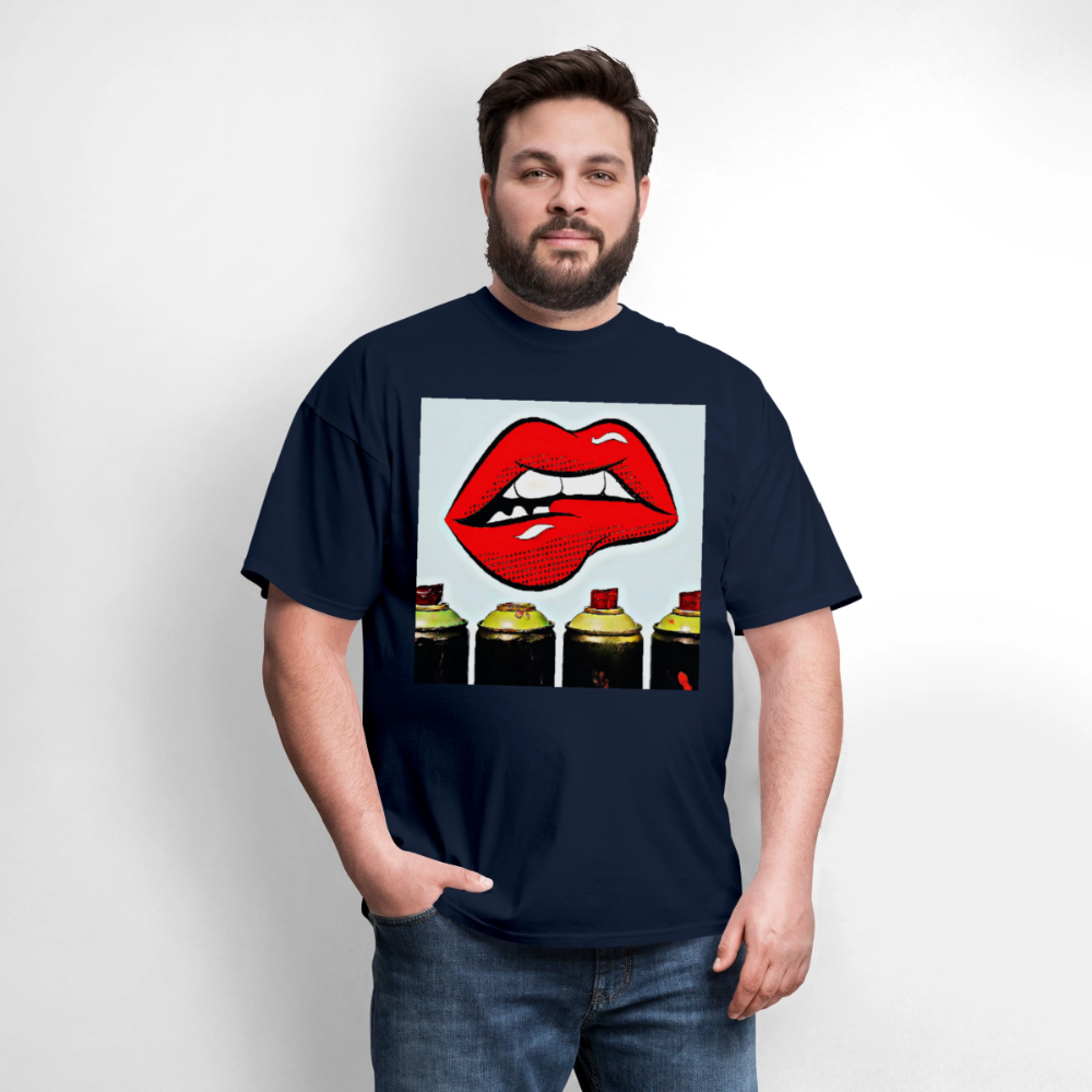 Lips - navy