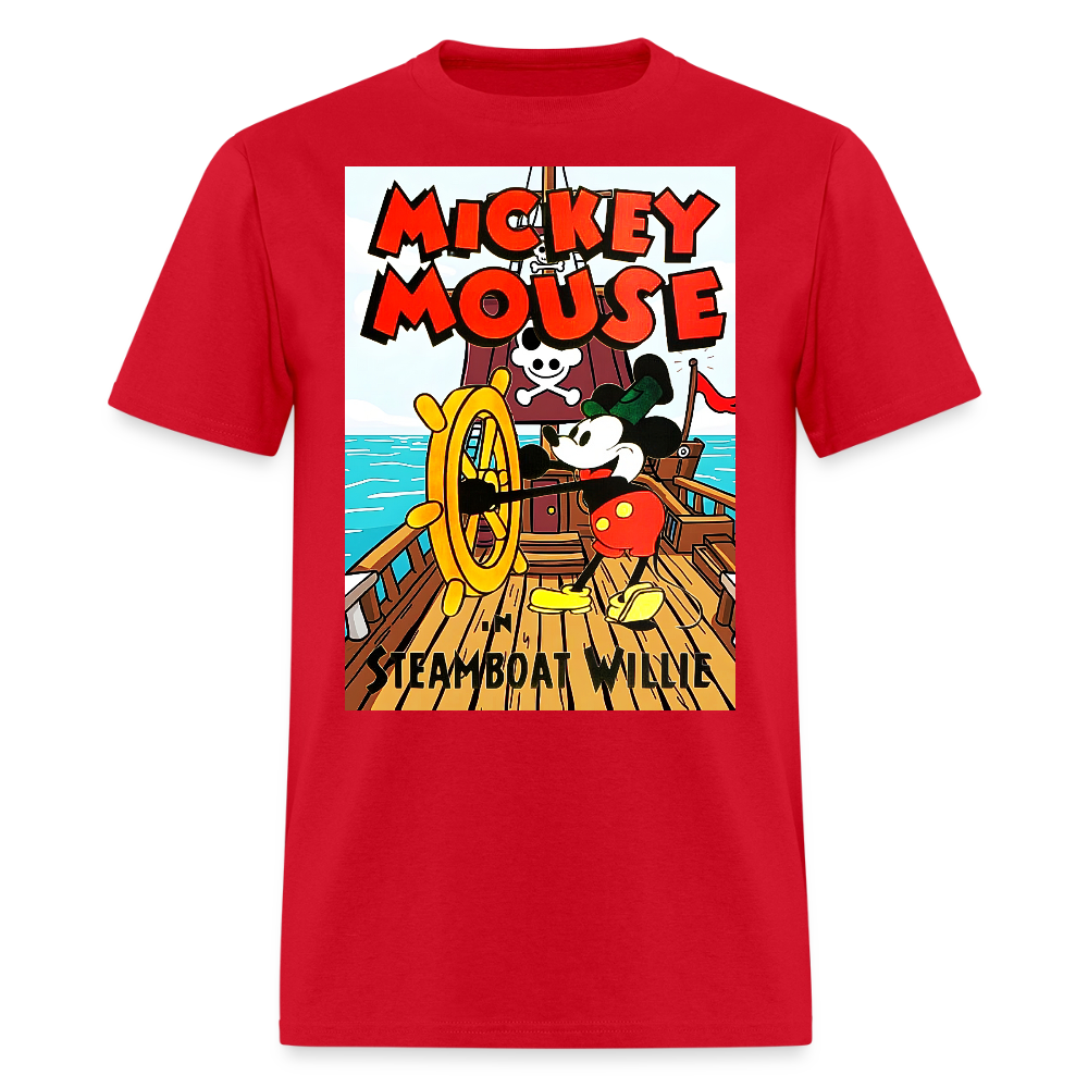 Steamboat Willie - red
