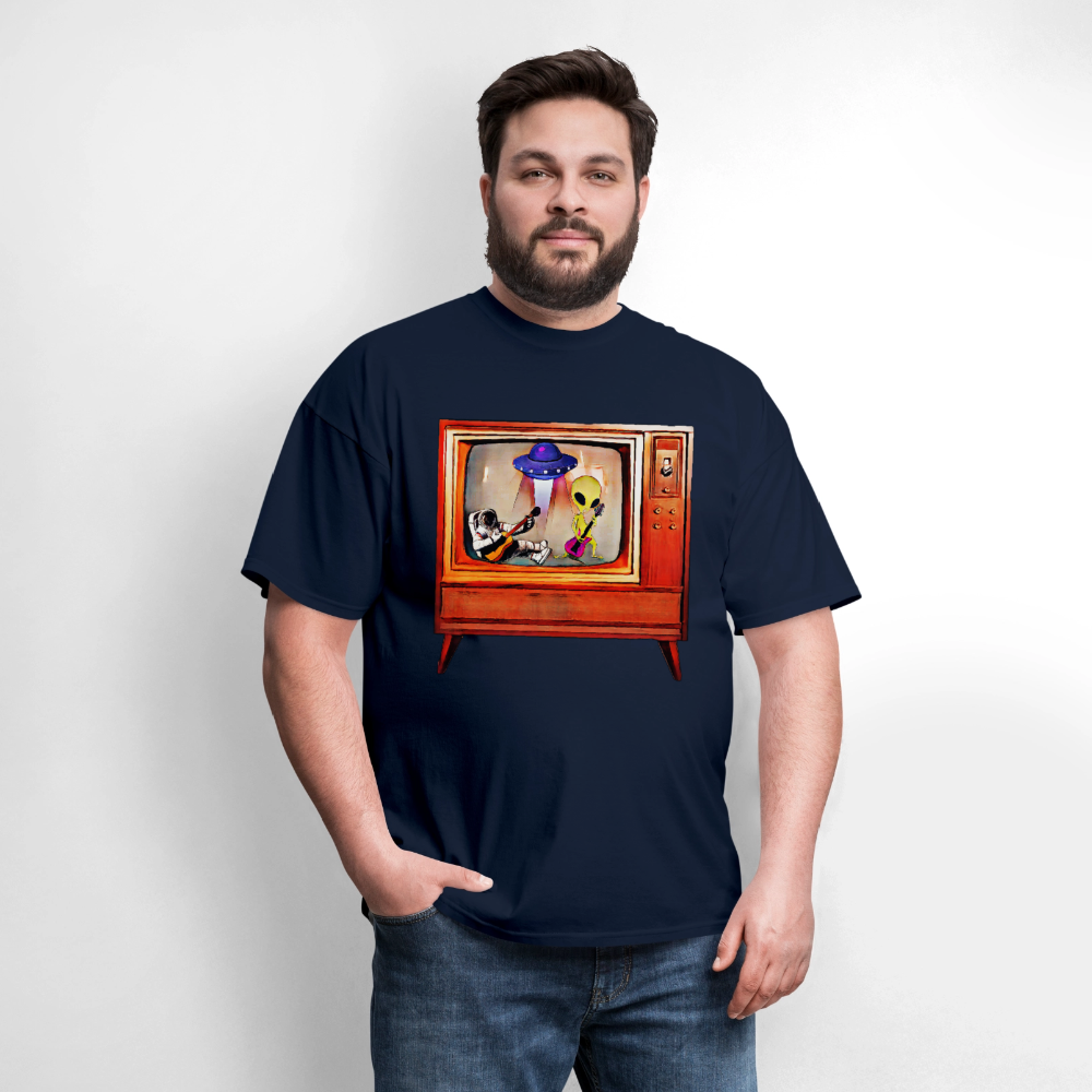 Rocking Astronaut and Alien - navy
