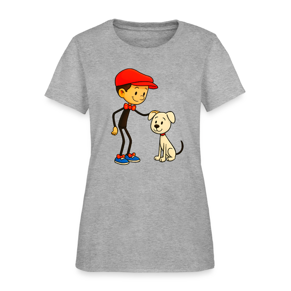 Dog And His Best Friend - heather gray