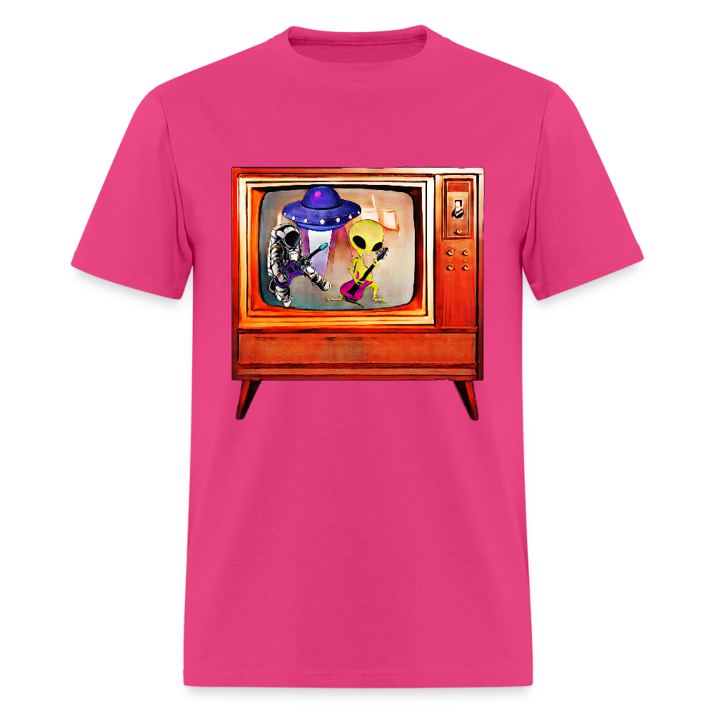 Rocking Astronaut and Alien #2 - fuchsia