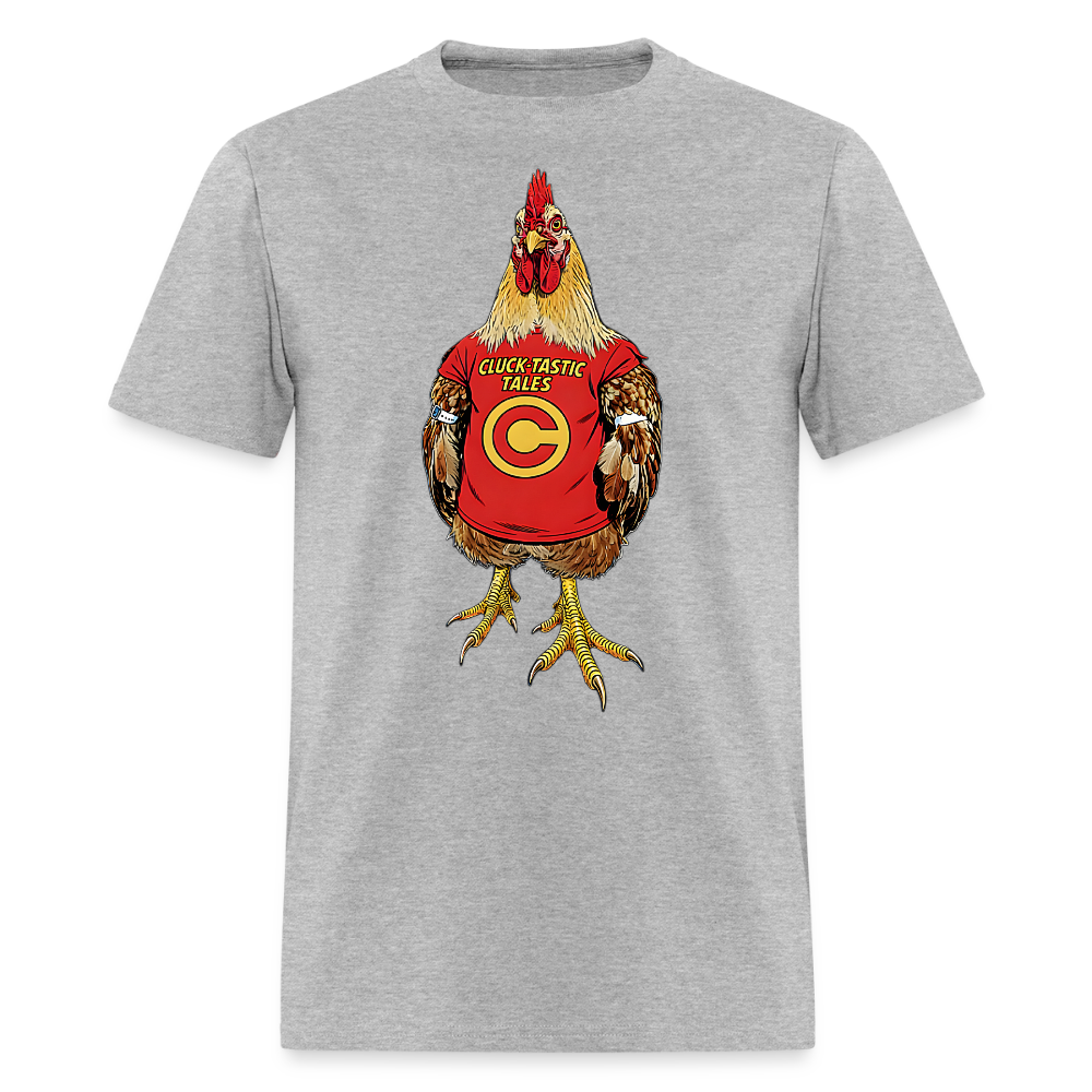 Cluck- Tastic - heather gray