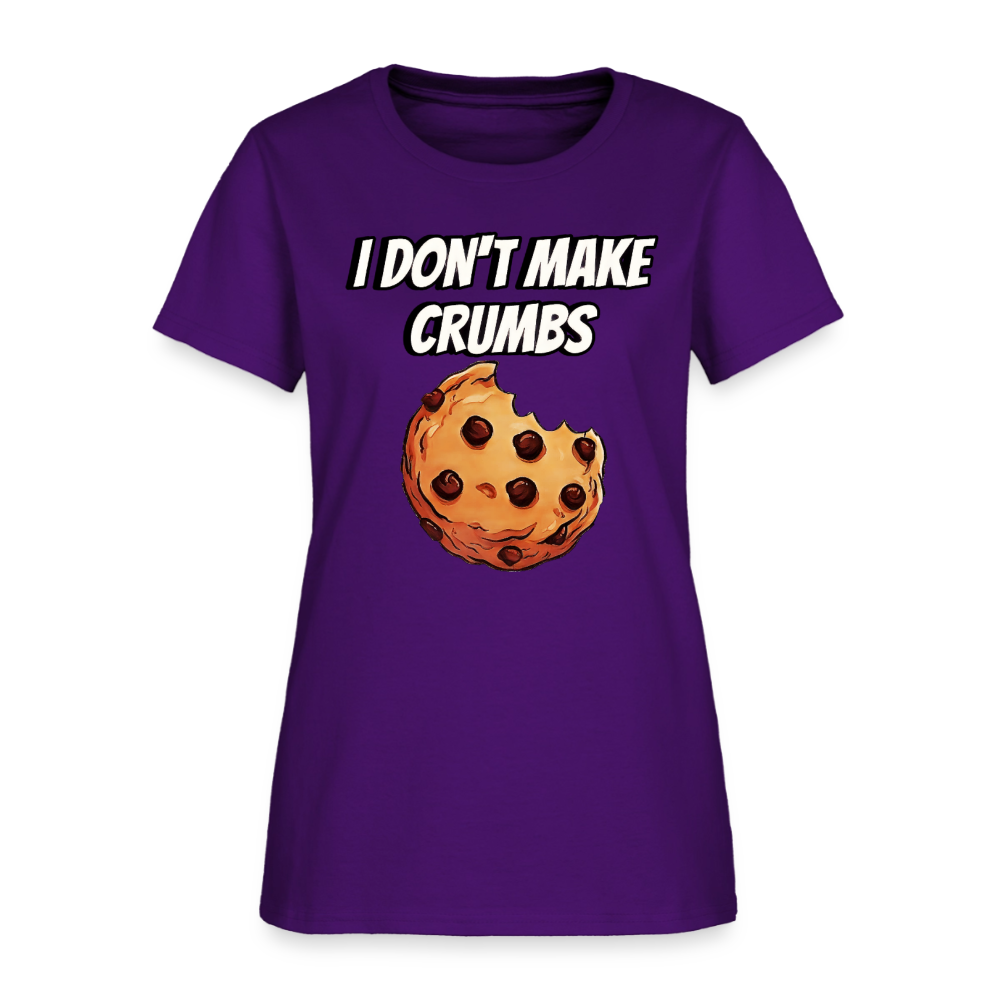 I Don't Make Crumbs - purple