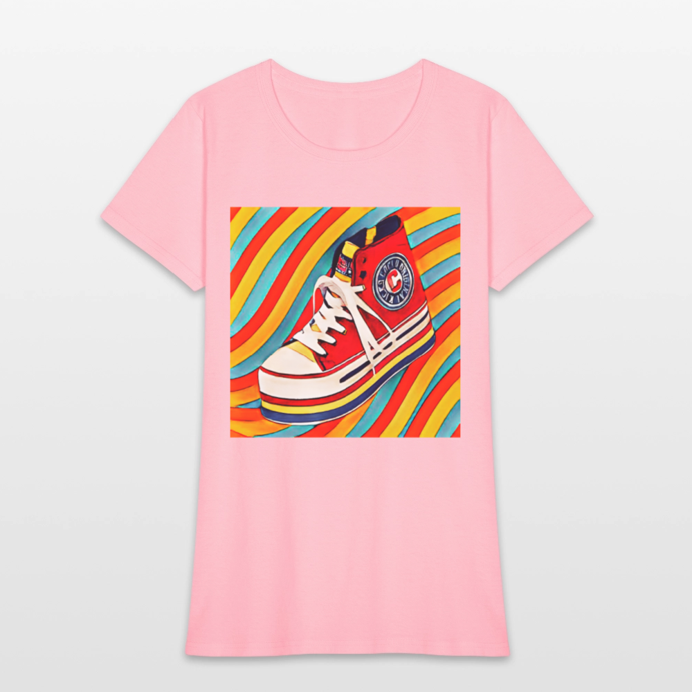 High Top Sneaker - pink