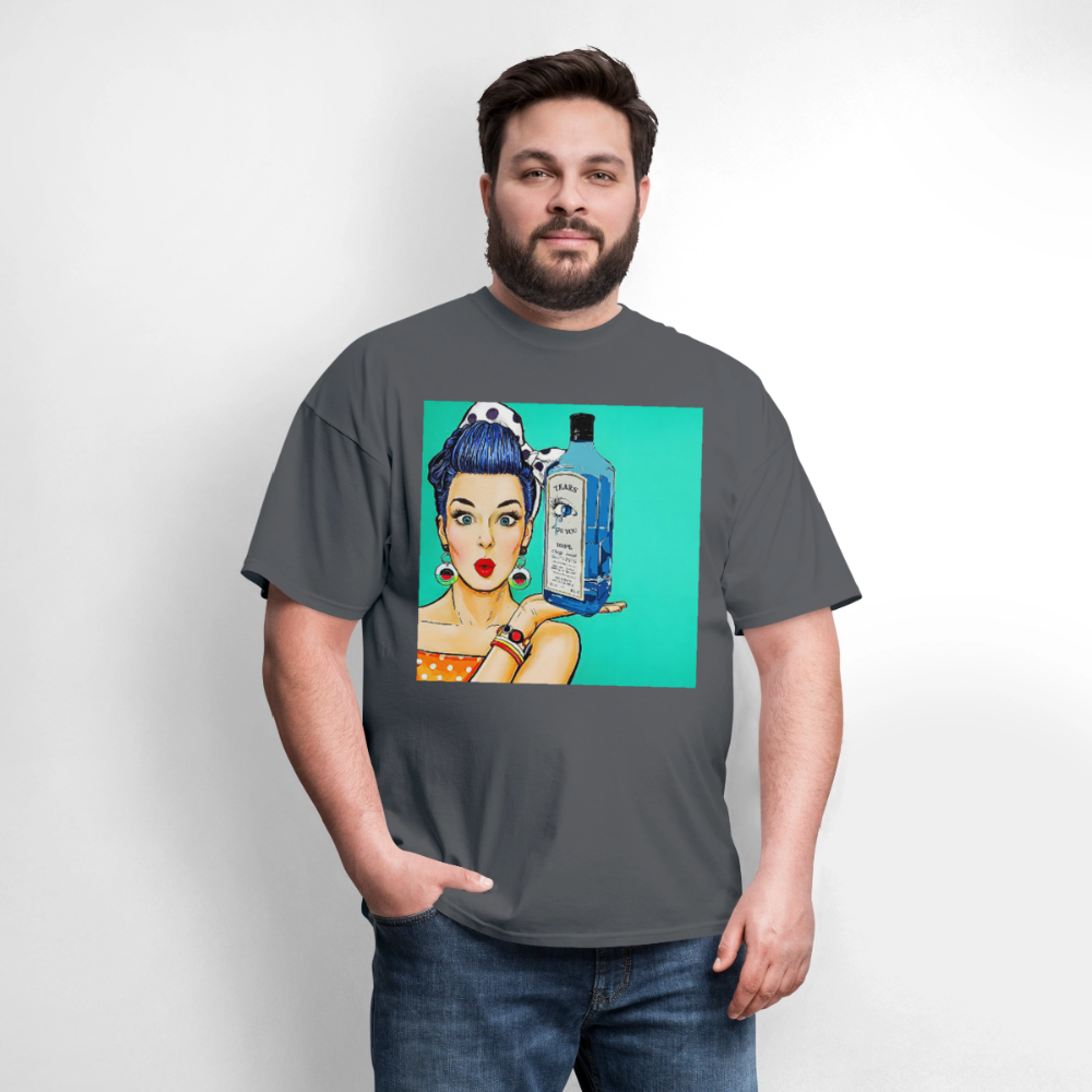 Retro Woman - charcoal