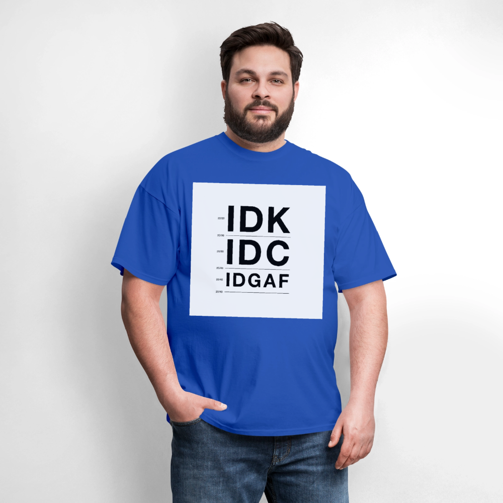 #2 IDK - royal blue
