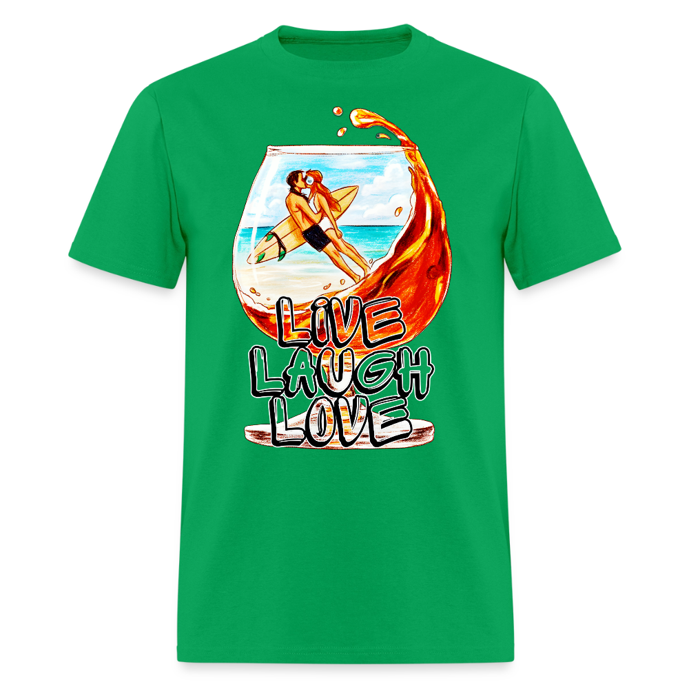 Live, Laugh, Love - bright green