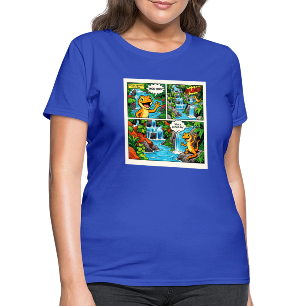 Comic Lizard - royal blue