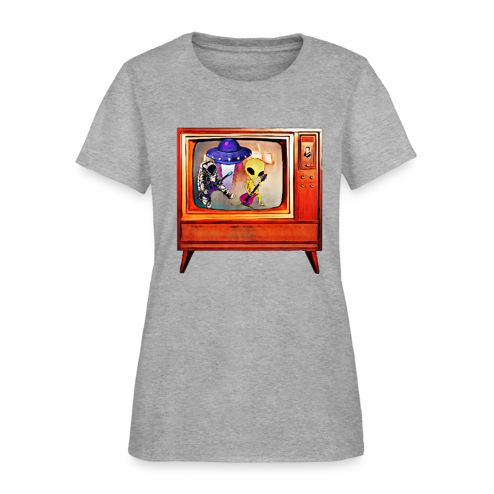 Rocking Astronaut and Alien #2 - heather gray