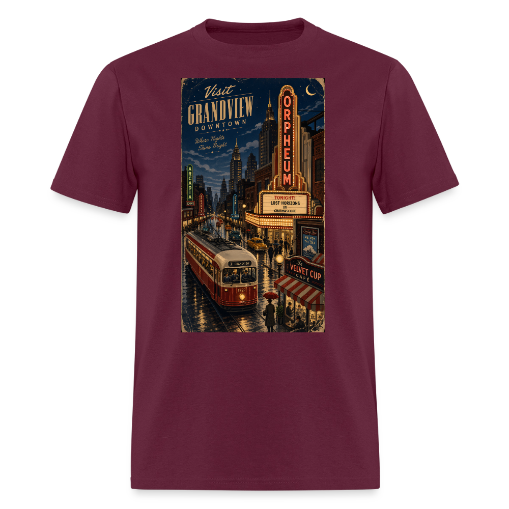 Grandview - burgundy