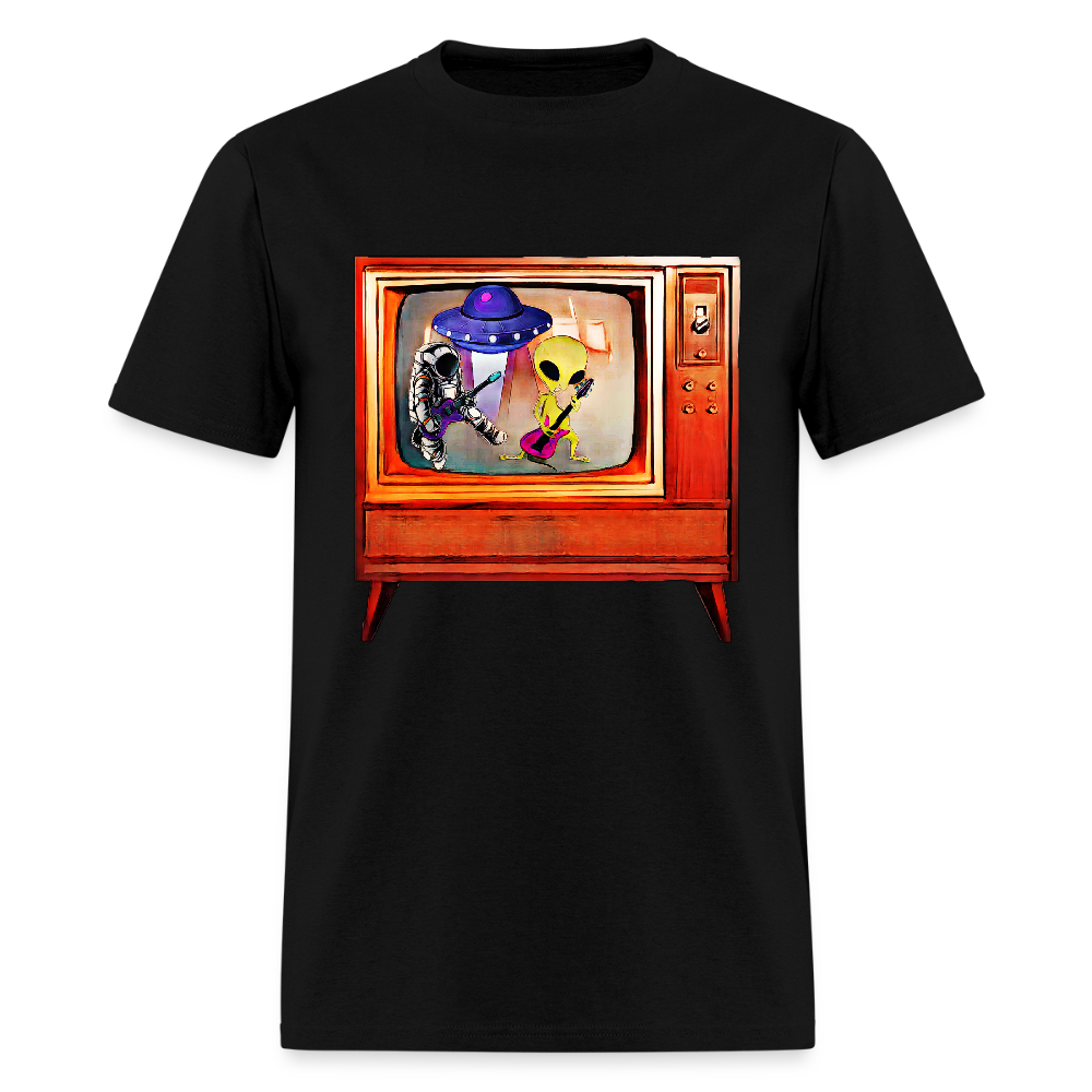 Rocking Astronaut and Alien #2 - black