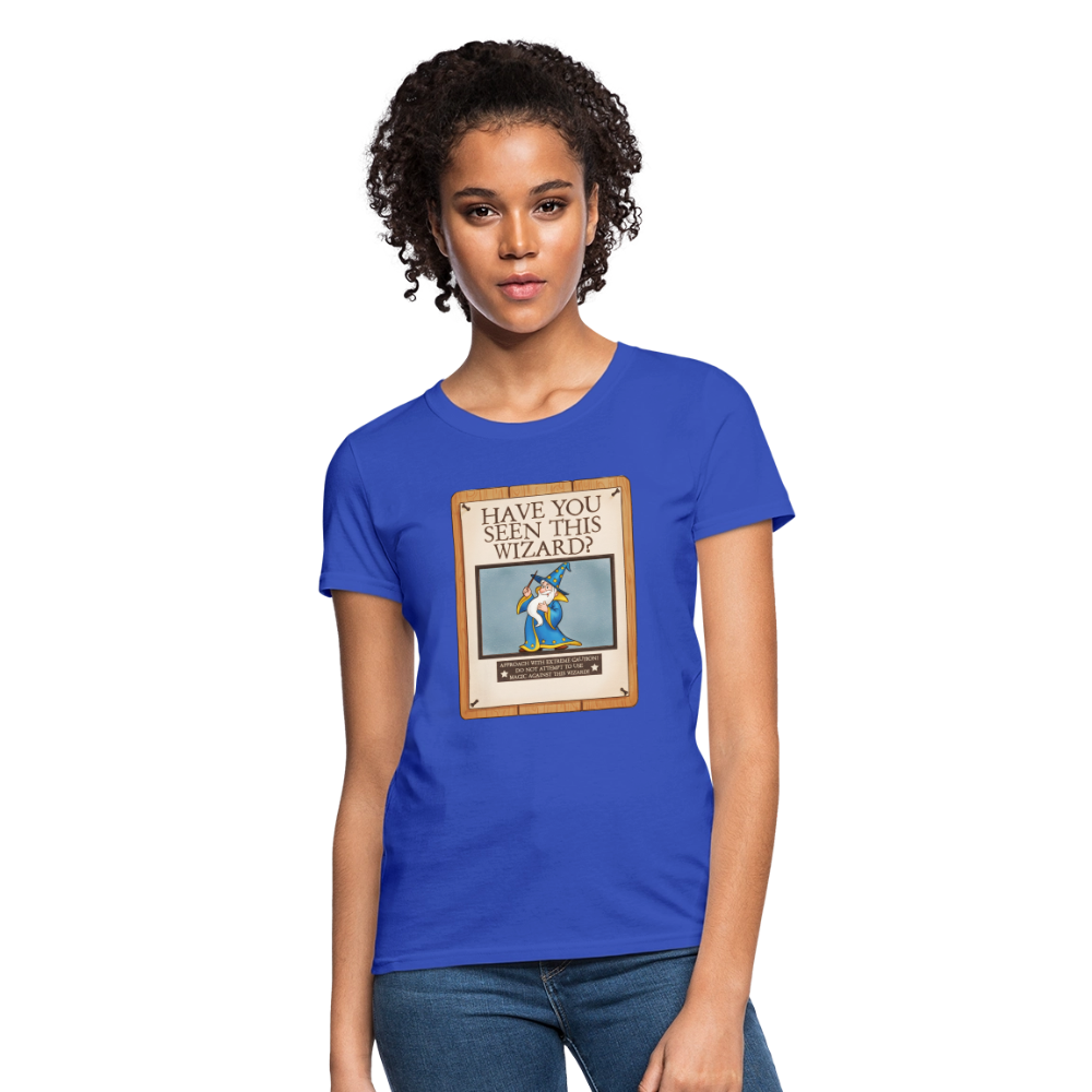 Approach With Caution - royal blue