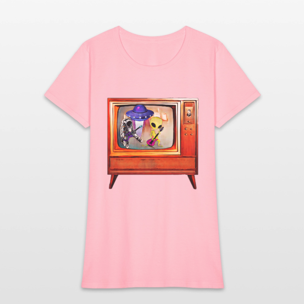 Rocking Astronaut and Alien #2 - pink