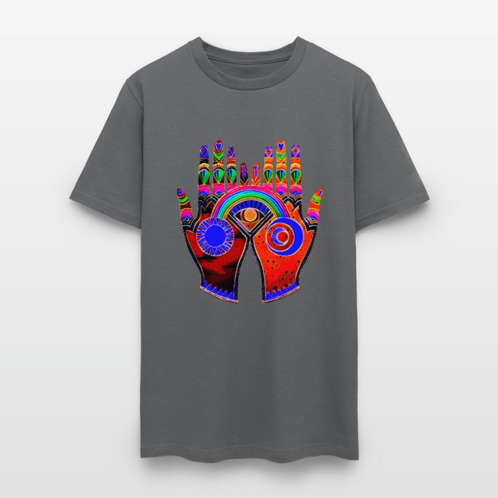 Open Hands - charcoal