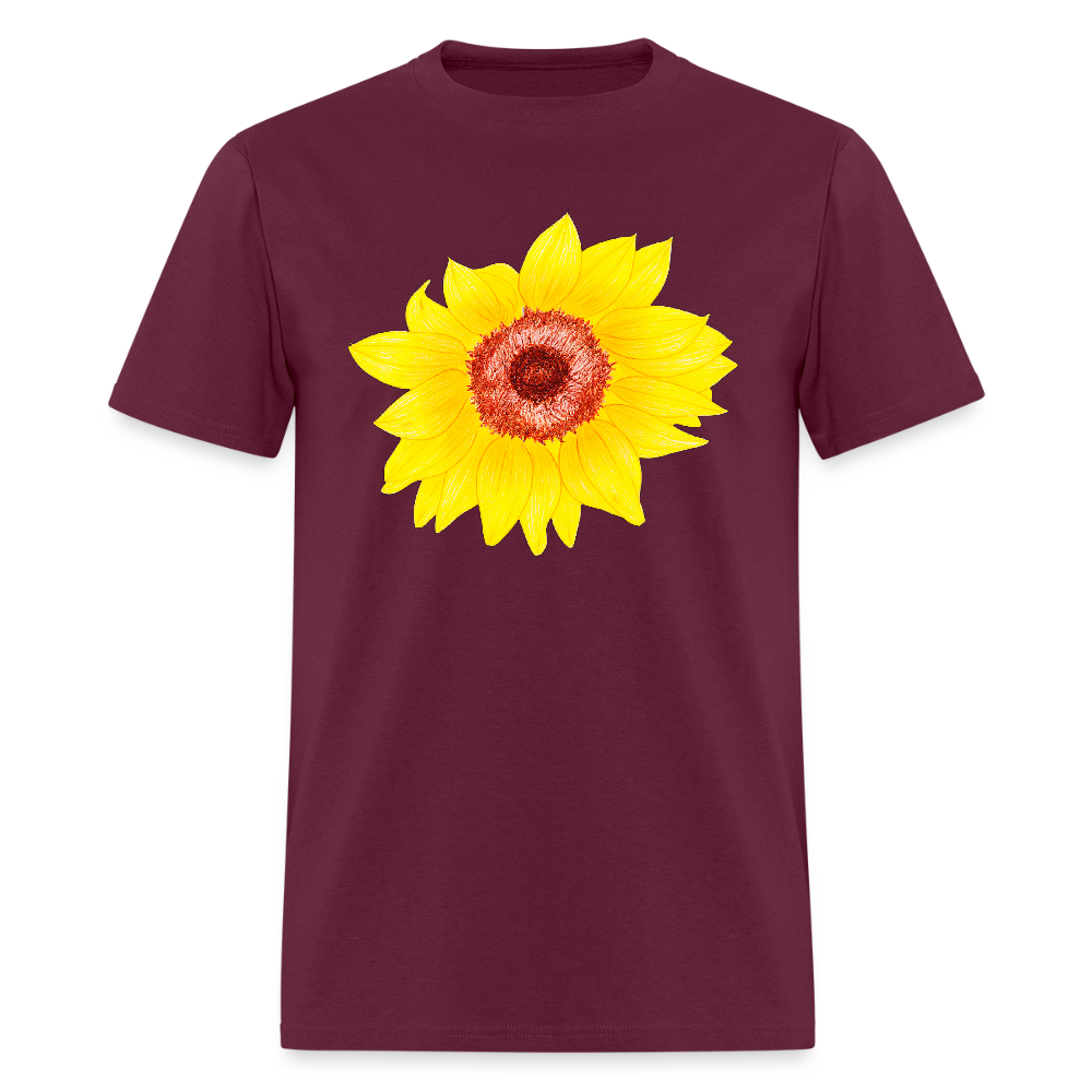 Yellow 1 - burgundy
