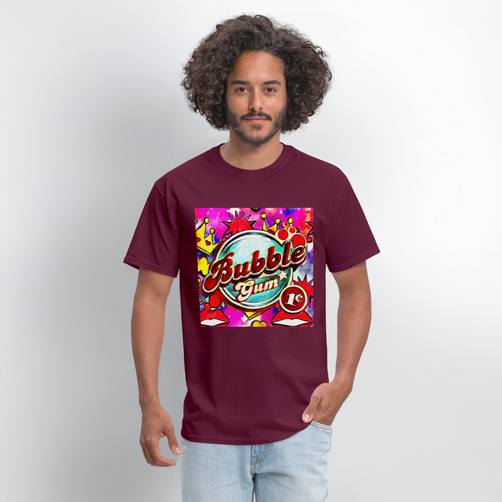 Bubblegum - burgundy