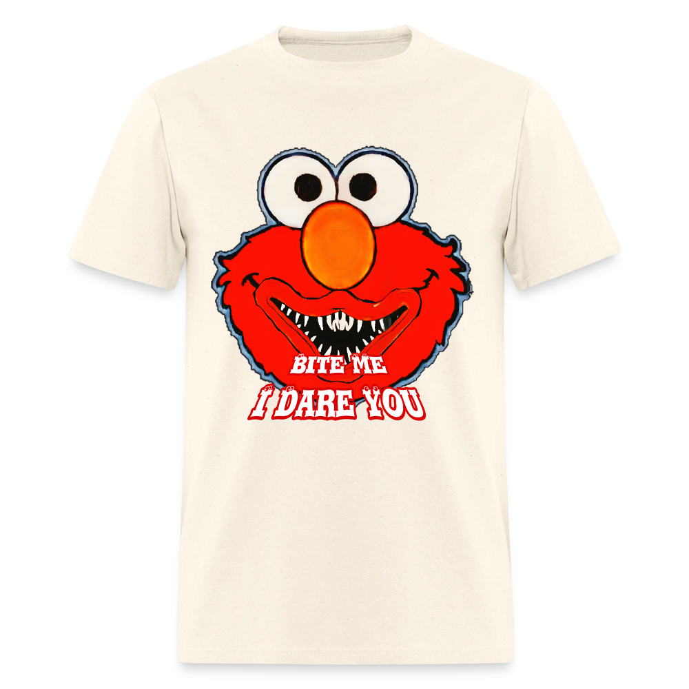 Bite Me Elmo - sweet cream heather