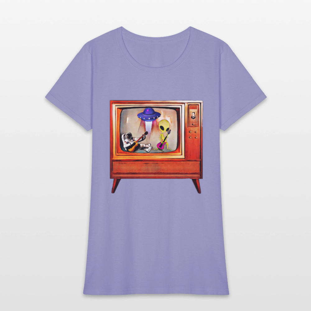 Rocking Astronaut and Alien - lavender