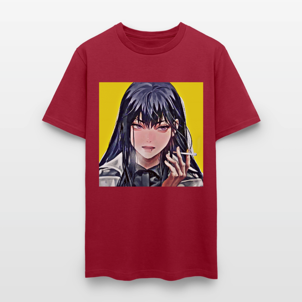 Mysterious Woman - dark red