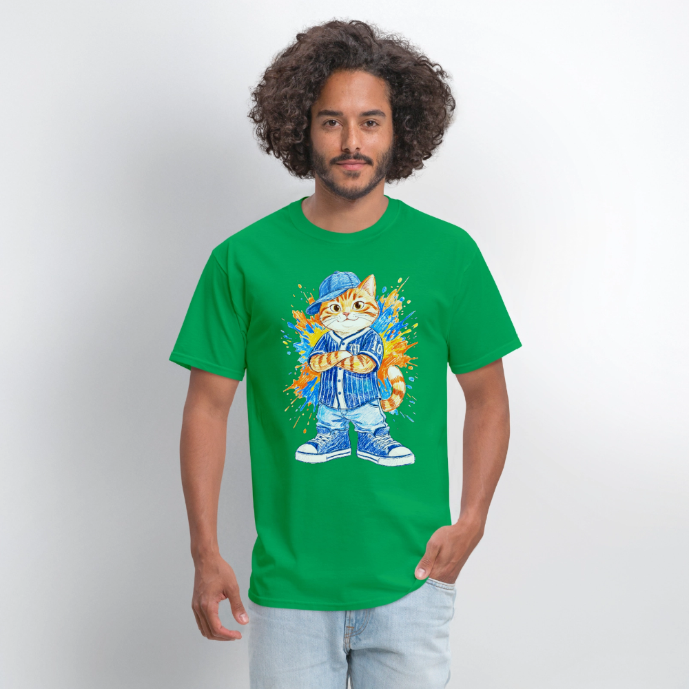 Cool Cat - bright green