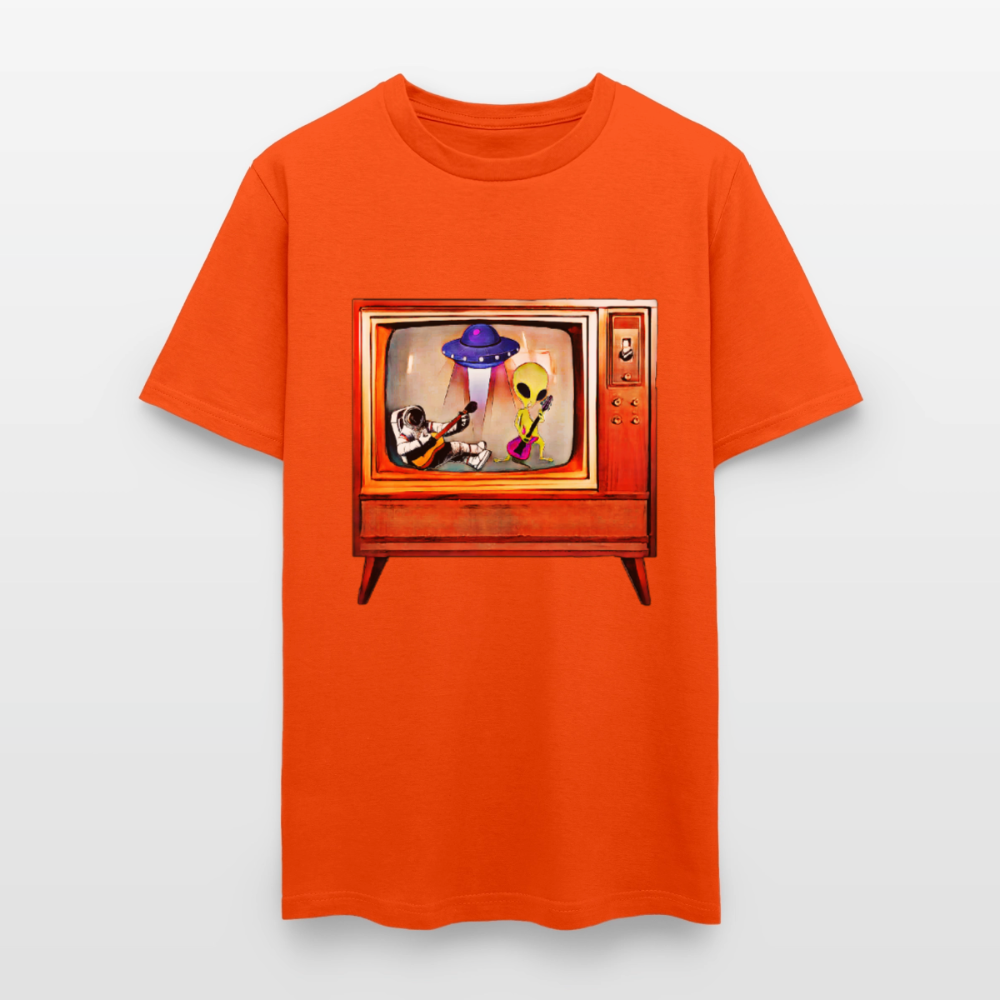 Rocking Astronaut and Alien - orange