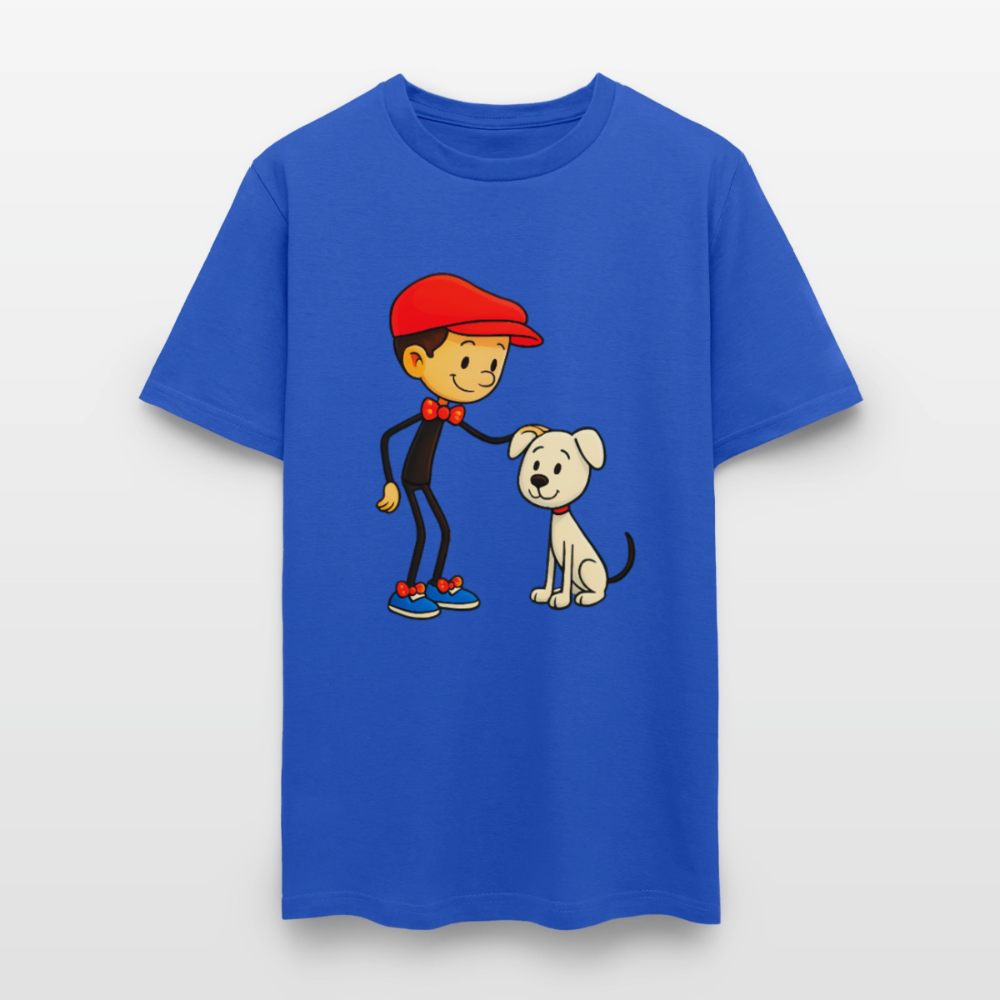 Dog And His Best Friend - royal blue