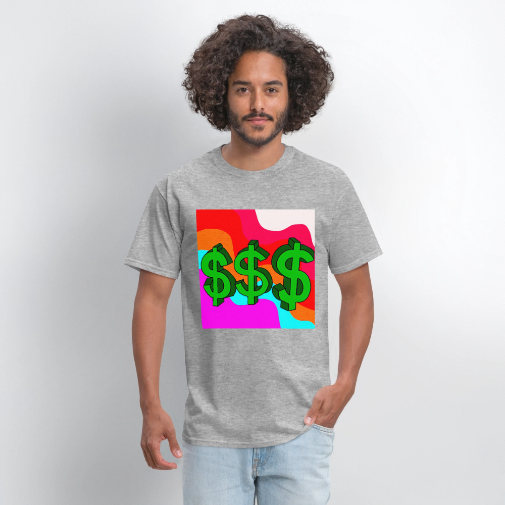 Dollar Sign - heather gray