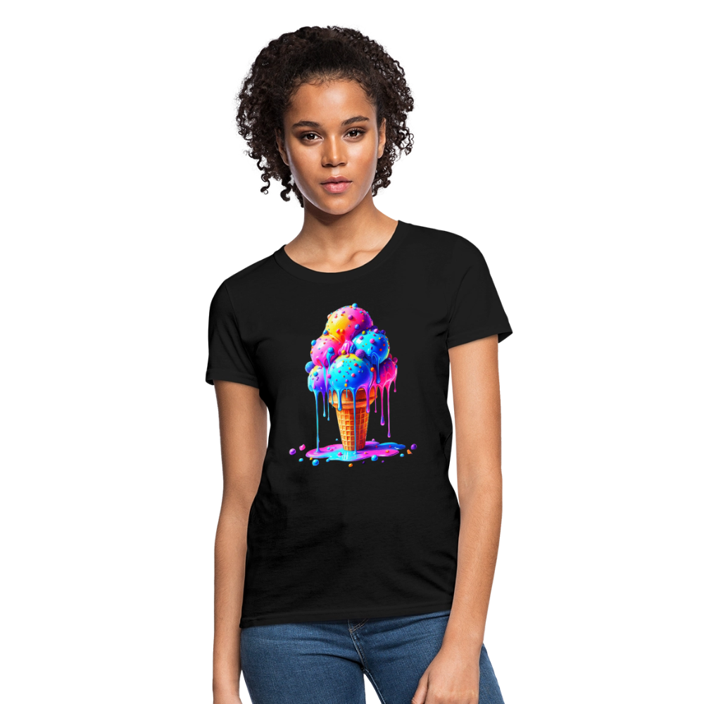 Melting Rainbow - black