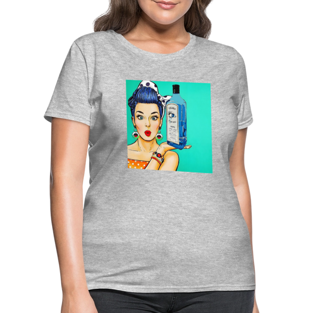 Retro Woman - heather gray