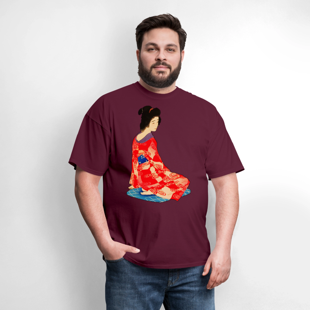 Geisha - burgundy