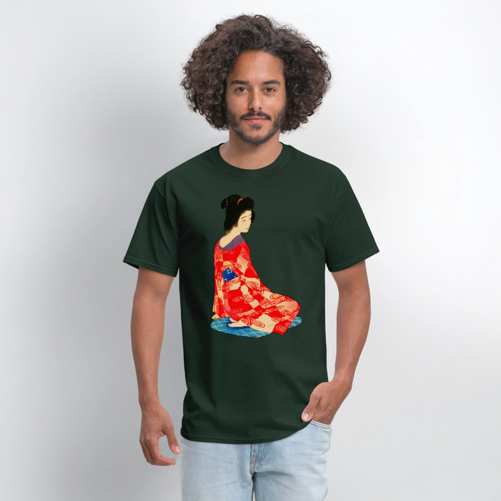 Geisha - forest green